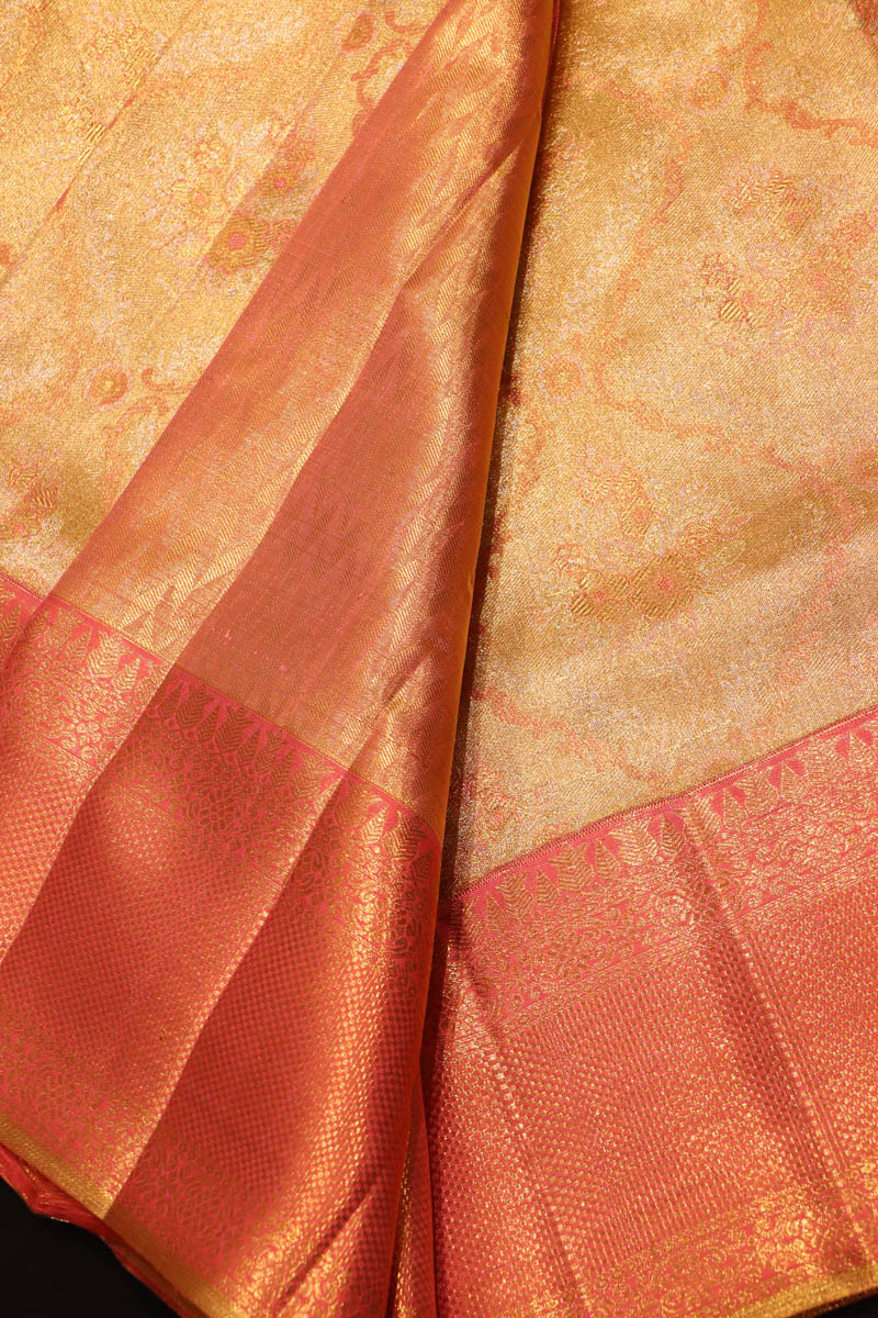 Contemporary Bridal Tissue Kanjeevaram Silk Saree AI209690